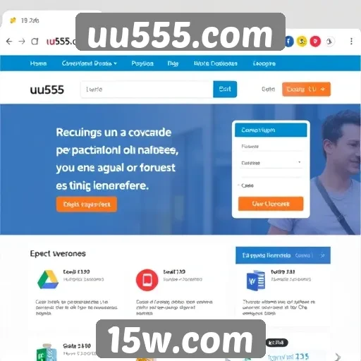 Experiência do usuário no site uu555.com